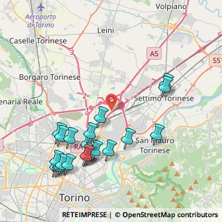 Mappa Autostrada Torino-milano, 10036 Settimo Torinese TO, Italia (4.7285)