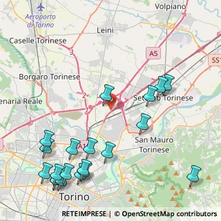 Mappa Autostrada Torino-milano, 10036 Settimo Torinese TO, Italia (5.6445)