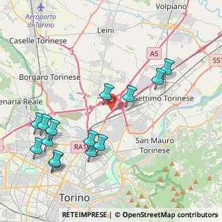 Mappa Autostrada Torino-milano, 10036 Settimo Torinese TO, Italia (4.715)