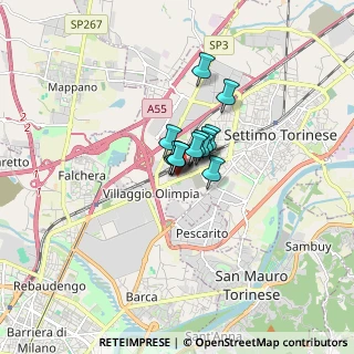 Mappa Via Torino 160 Torino Fashion Village S.r.l Floor, 10036 Settimo Torinese TO, Italia (0.67308)