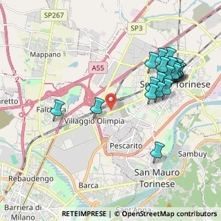 Mappa Via Torino 160 Torino Fashion Village S.r.l Floor, 10036 Settimo Torinese TO, Italia (2.232)