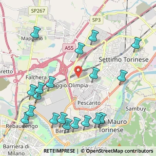 Mappa Via Torino 160 Torino Fashion Village S.r.l Floor, 10036 Settimo Torinese TO, Italia (2.71842)
