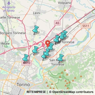 Mappa Via Torino 160 Torino Fashion Village S.r.l Floor, 10036 Settimo Torinese TO, Italia (2.65727)