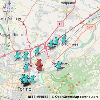 Mappa Via Torino 160 Torino Fashion Village S.r.l Floor, 10036 Settimo Torinese TO, Italia (5.571)