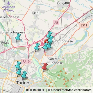 Mappa Via Torino 160 Unit, 10036 Torino TO, Italia (4.25545)