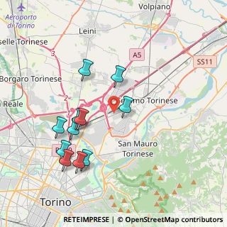 Mappa Via Torino 160 Unit, 10036 Torino TO, Italia (3.89)