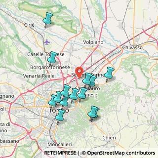 Mappa Torino Outlet Village Via, 10036 Settimo Torinese TO, Italia (7.45071)