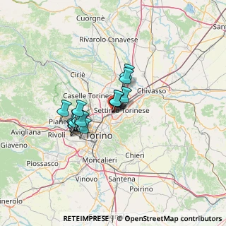 Mappa Via Torino 160 Torino Fashion Village S.r.l Floor, 10036 Settimo Torinese TO, Italia (9.98706)