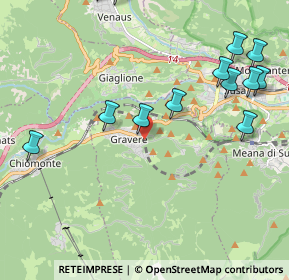 Mappa 10050 Gravere TO, Italia (2.55154)