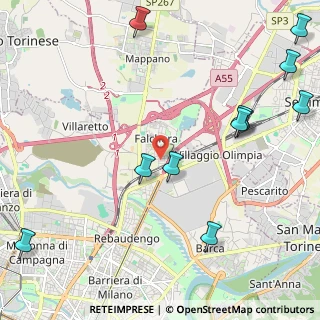 Mappa Via Adige, 10156 Torino TO, Italia (2.84636)