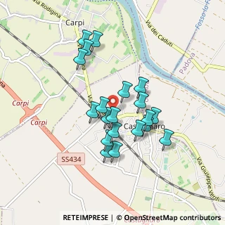 Mappa Via Borgonovo, 37043 Castagnaro VR, Italia (0.7475)