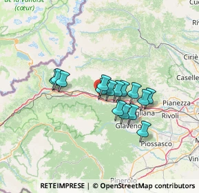 Mappa 10050 Borgone Susa TO, Italia (9.90867)