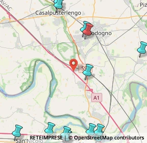 Mappa Autostrada del Sole, 26867 Guardamiglio LO, Italia (6.7925)