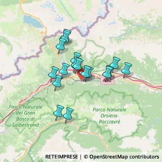 Mappa Via Grangia, 10050 Meana di Susa TO, Italia (5.61)