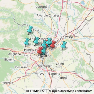 Mappa Strada Cuorgnè, 10157 Torino TO, Italia (8.0625)