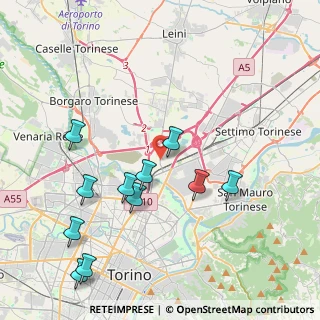 Mappa Strada Cuorgnè, 10157 Torino TO, Italia (4.46909)