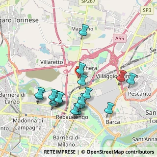 Mappa Strada Cuorgnè, 10157 Torino TO, Italia (1.982)