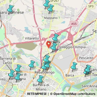 Mappa Strada Cuorgnè, 10157 Torino TO, Italia (3.01588)