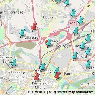 Mappa Strada Cuorgnè, 10157 Torino TO, Italia (3.056)