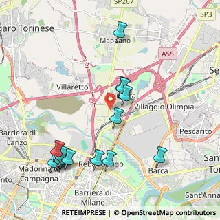 Mappa Strada Cuorgnè, 10157 Torino TO, Italia (2.31867)