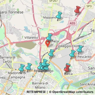 Mappa Strada Cuorgnè, 10157 Torino TO, Italia (2.44571)