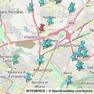 Mappa Strada Cuorgnè, 10157 Torino TO, Italia (2.9575)