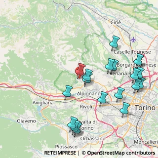 Mappa Via Aldo Moro, 10040 San Gillio TO, Italia (9.3725)