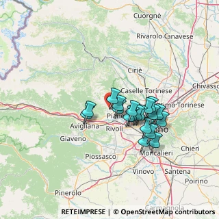 Mappa Via Aldo Moro, 10040 San Gillio TO, Italia (10.70263)