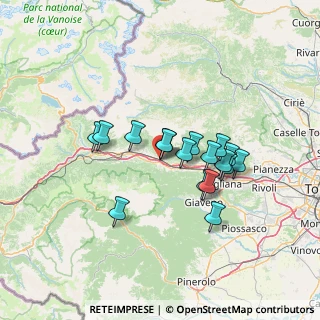 Mappa Via A. Abegg, 10050 Borgone Susa TO, Italia (11.08588)