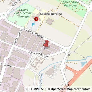 Mappa Strada San Giorgio, 43, 10036 Settimo Torinese, Torino (Piemonte)