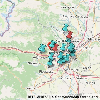 Mappa Regione Grange, 10040 Caselette TO, Italia (10.471)