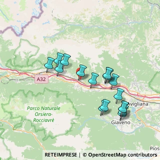 Mappa Via IV Novembre, 10050 Borgone Susa TO, Italia (7.35647)