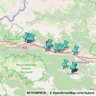 Mappa Via IV Novembre, 10050 Borgone Susa TO, Italia (7.87529)