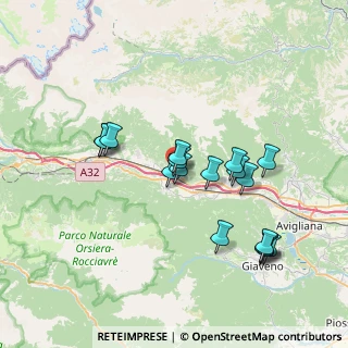 Mappa Via IV Novembre, 10050 Borgone Susa TO, Italia (6.77471)