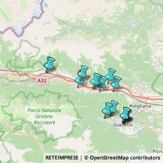 Mappa Via IV Novembre, 10050 Borgone Susa TO, Italia (7.73294)