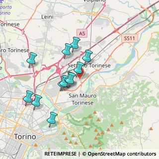 Mappa Strada S. Giorgio, 10036 Settimo Torinese TO, Italia (3.32417)