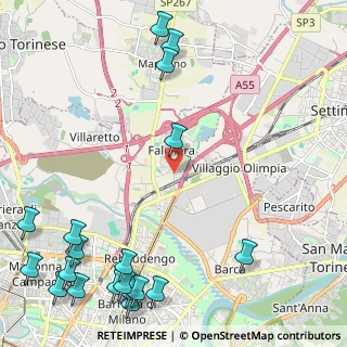 Mappa Via Tanaro, 10156 Torino TO, Italia (3.38316)