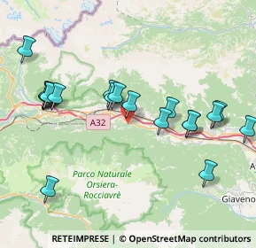 Mappa 10050 San Giorio di Susa TO, Italia (8.4725)