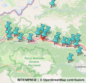 Mappa 10050 San Giorio di Susa TO, Italia (8.538)