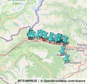 Mappa 10050 San Giorio di Susa TO, Italia (9.73105)