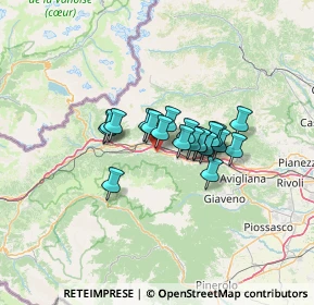 Mappa 10050 San Giorio di Susa TO, Italia (8.379)