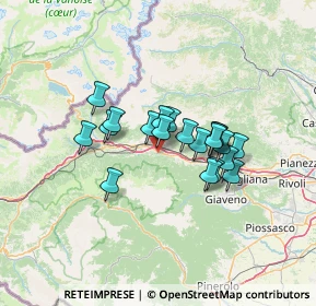 Mappa 10050 San Giorio di Susa TO, Italia (9.8415)