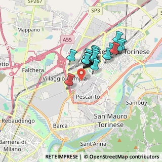 Mappa Via Nervi Pierluigi, 10036 Settimo Torinese TO, Italia (1.2335)