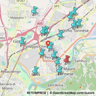 Mappa Via Nervi Pierluigi, 10036 Settimo Torinese TO, Italia (2.11688)