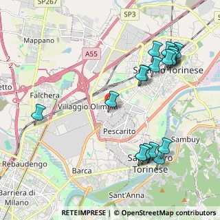 Mappa Via Nervi Pierluigi, 10036 Settimo Torinese TO, Italia (2.4435)