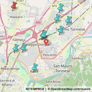 Mappa Via Nervi Pierluigi, 10036 Settimo Torinese TO, Italia (2.24818)