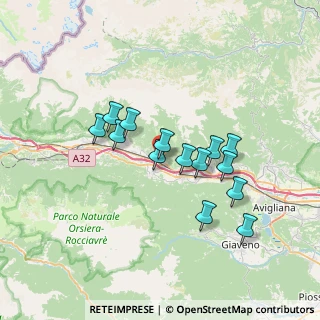 Mappa SP203, 10050 Borgone Susa TO, Italia (5.88071)
