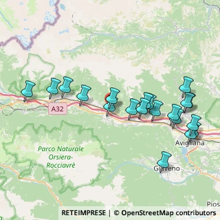 Mappa Via Francesco Perodo, 10050 Borgone Susa TO, Italia (8.5375)
