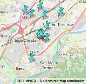 Mappa Strada S. Giorgio, 10136 Settimo Torinese TO (1.5175)