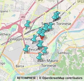 Mappa Strada S. Giorgio, 10136 Settimo Torinese TO (1.312)